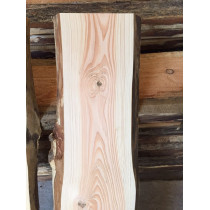 Baumscheibe, Brett, Bohle, rustikal, unbesäumt Lärche, Handwerk, Massivholz, Länge wählbar